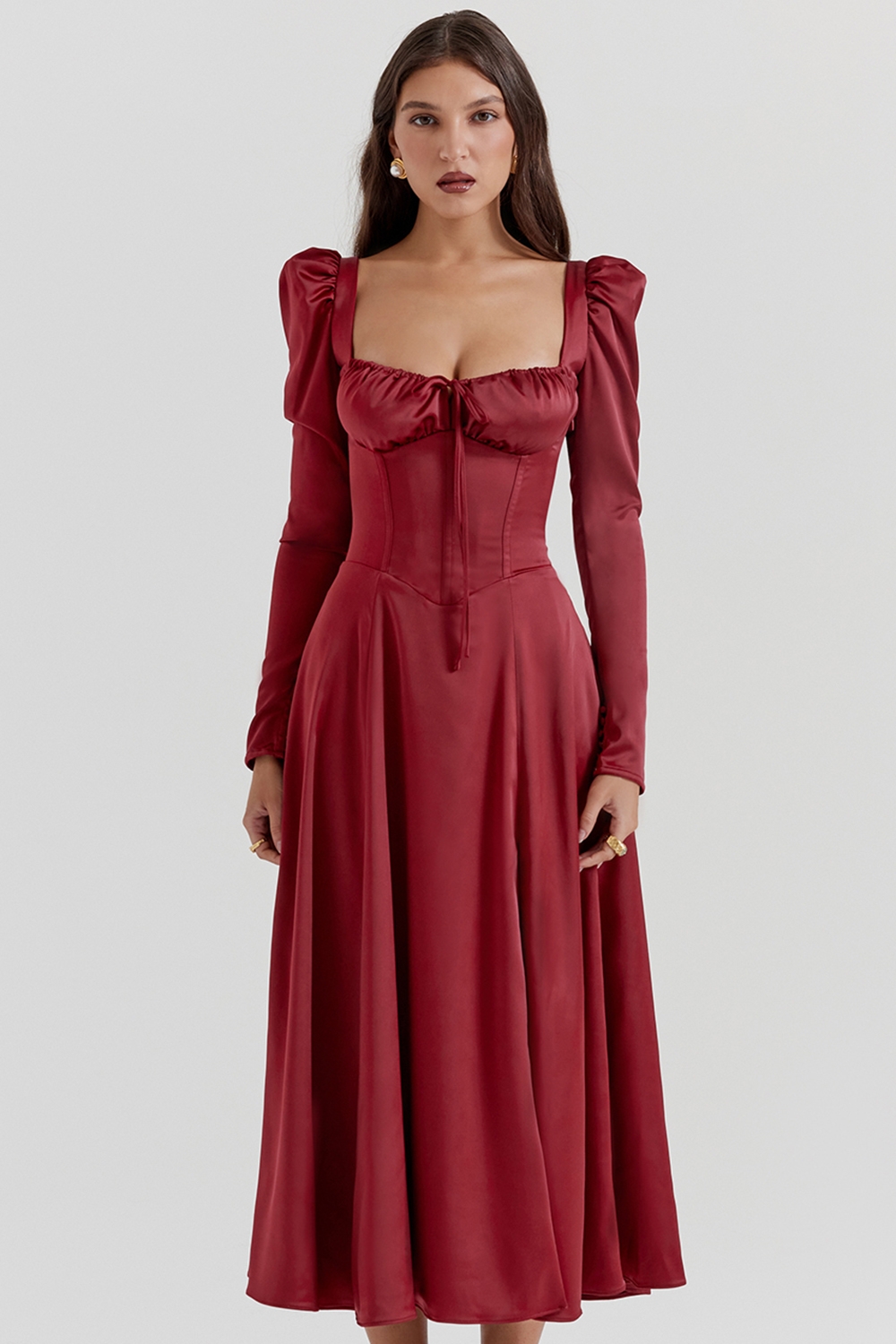 Sebille, Ruby Corset Midi Dress