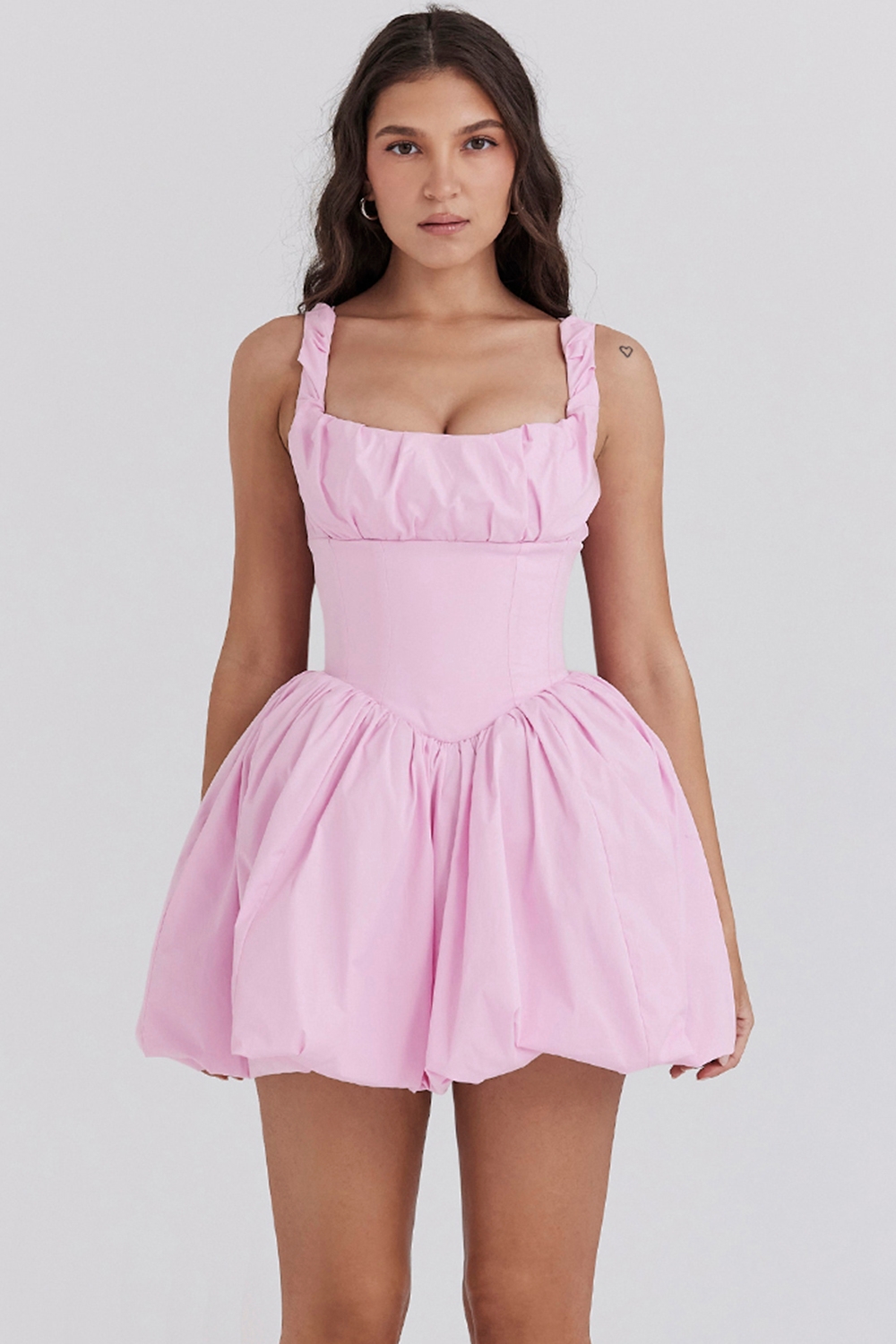 Le Puff, Cotton Candy Cotton Tulle Mini Dress