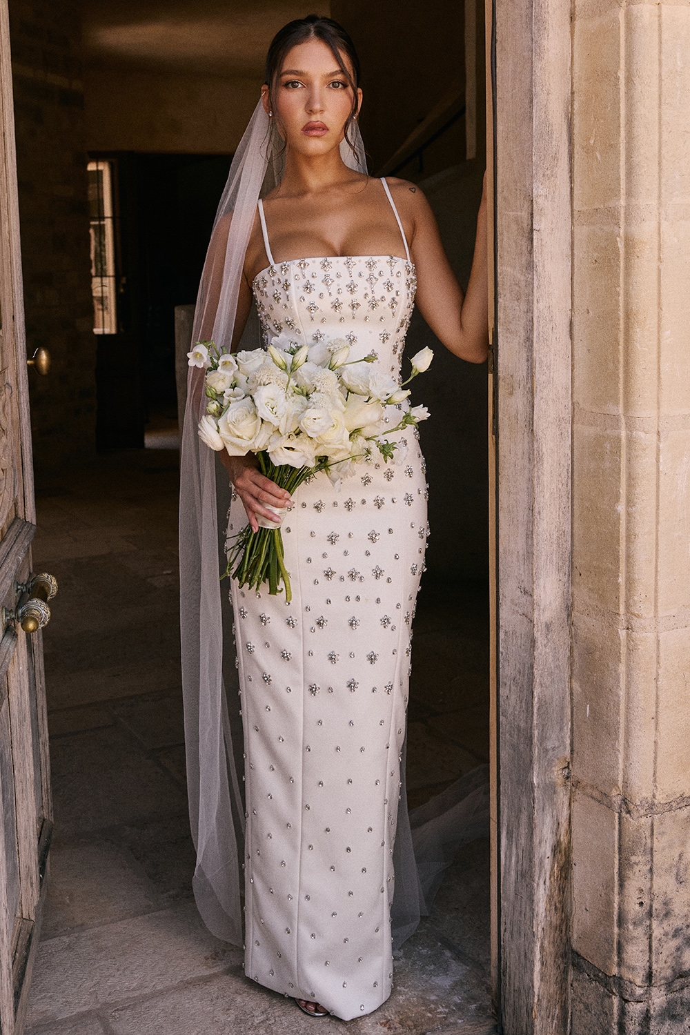 Martine, Ivory Embellished Corset Wedding Gown