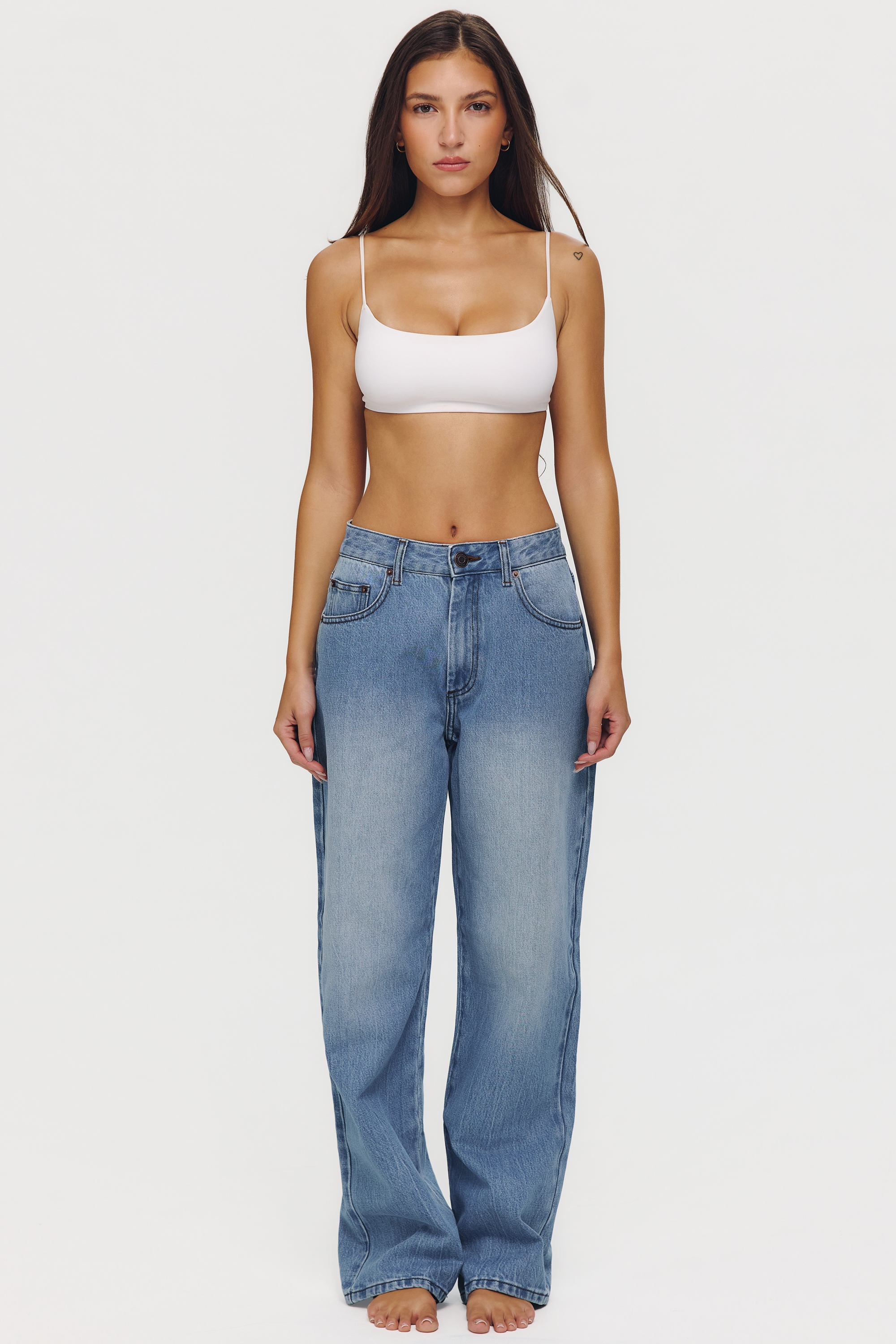 The Slim Boyfriend Light Wash Straight-Leg Jeans