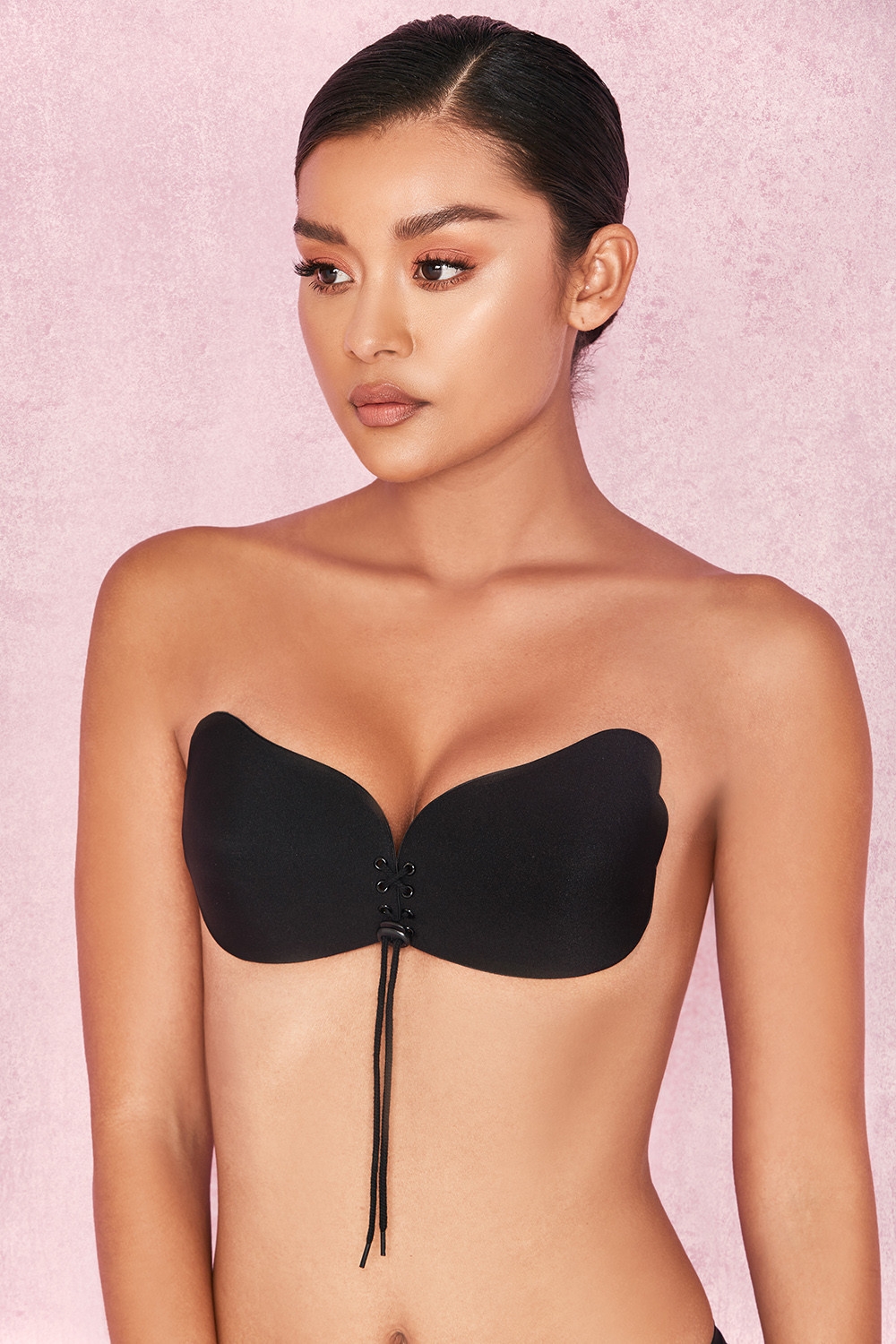 Ultra, Push Up Invisible Bra - Black