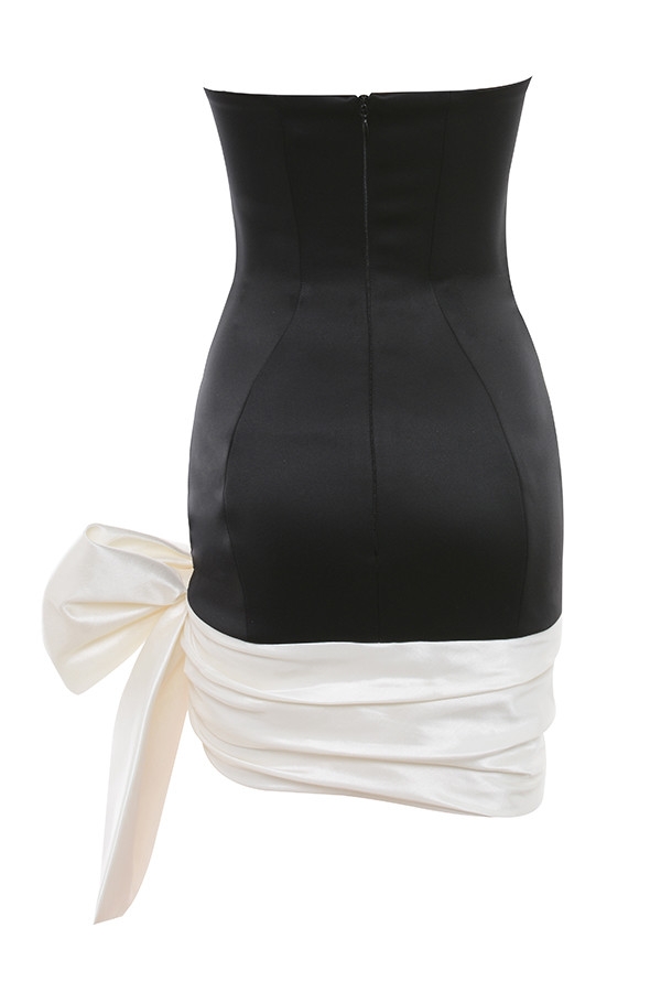 slim fit dress slacks House Of CB Lady Strapless Midi Dress Black main image 1