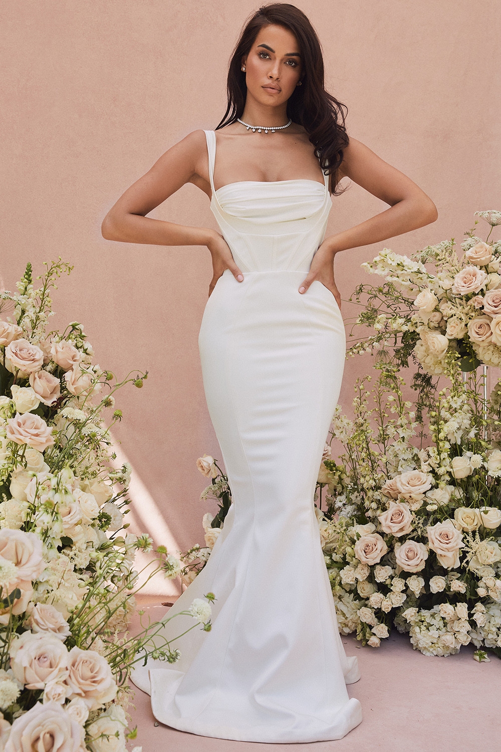 Francoise, Ivory Balconette Corset Bridal Gown - Limited Edition