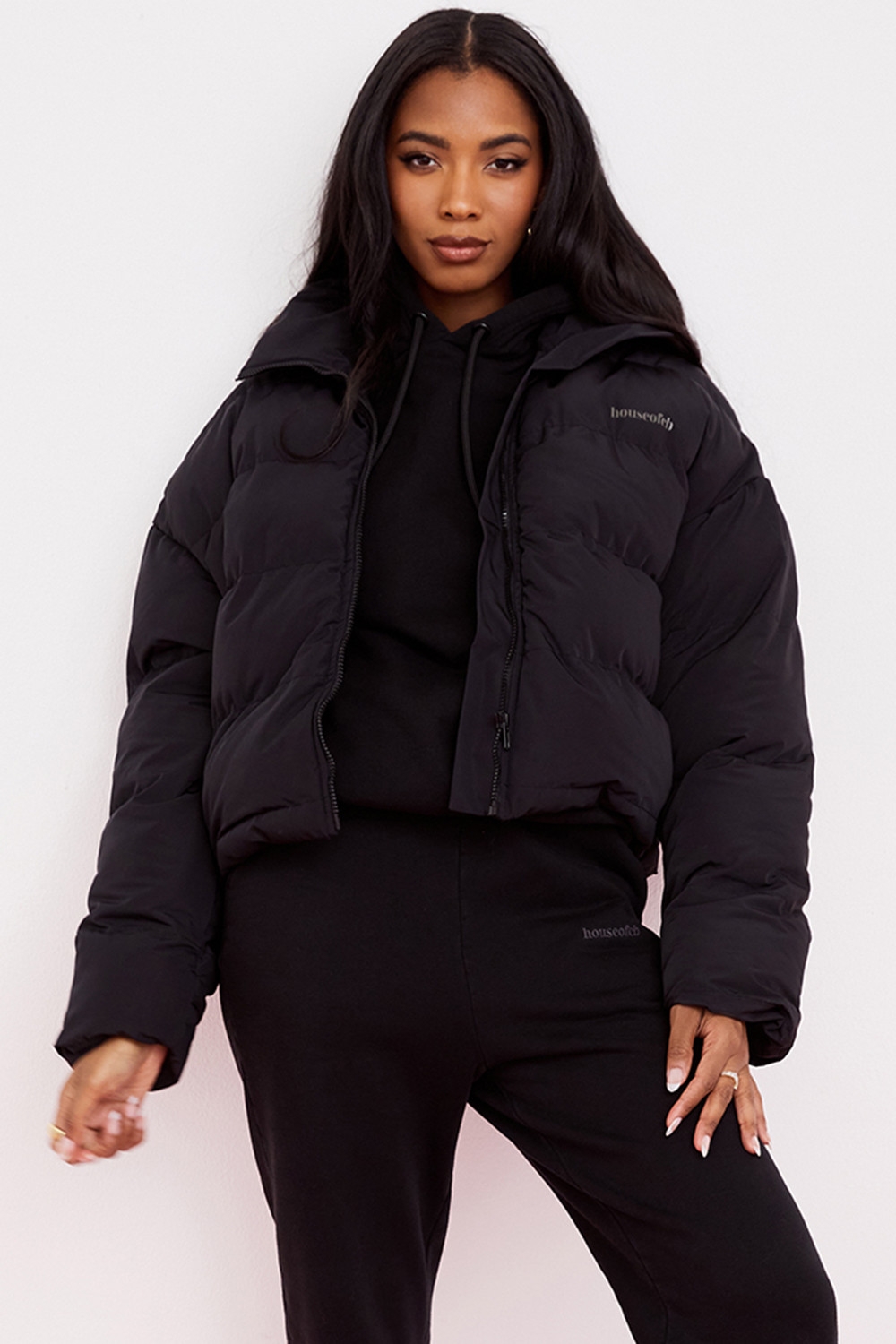 Hero, Ink Oversized C Shape Puffer Jacket