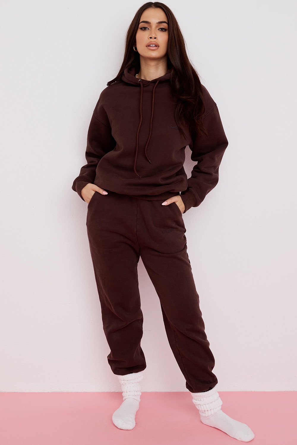 Sky, Chocolate Fleece Back Jogging Trouser