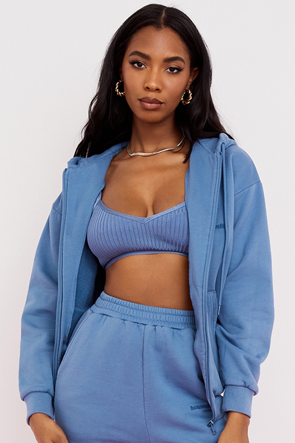 Storm, Azure Zip Through Hoodie