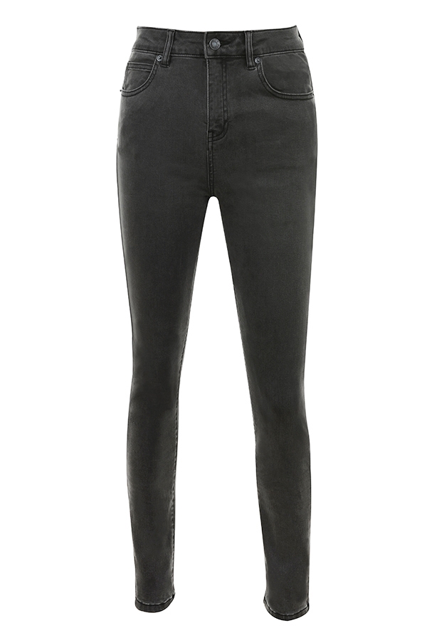 Greer, Faded Wash Black Skinny Jeans - SALE