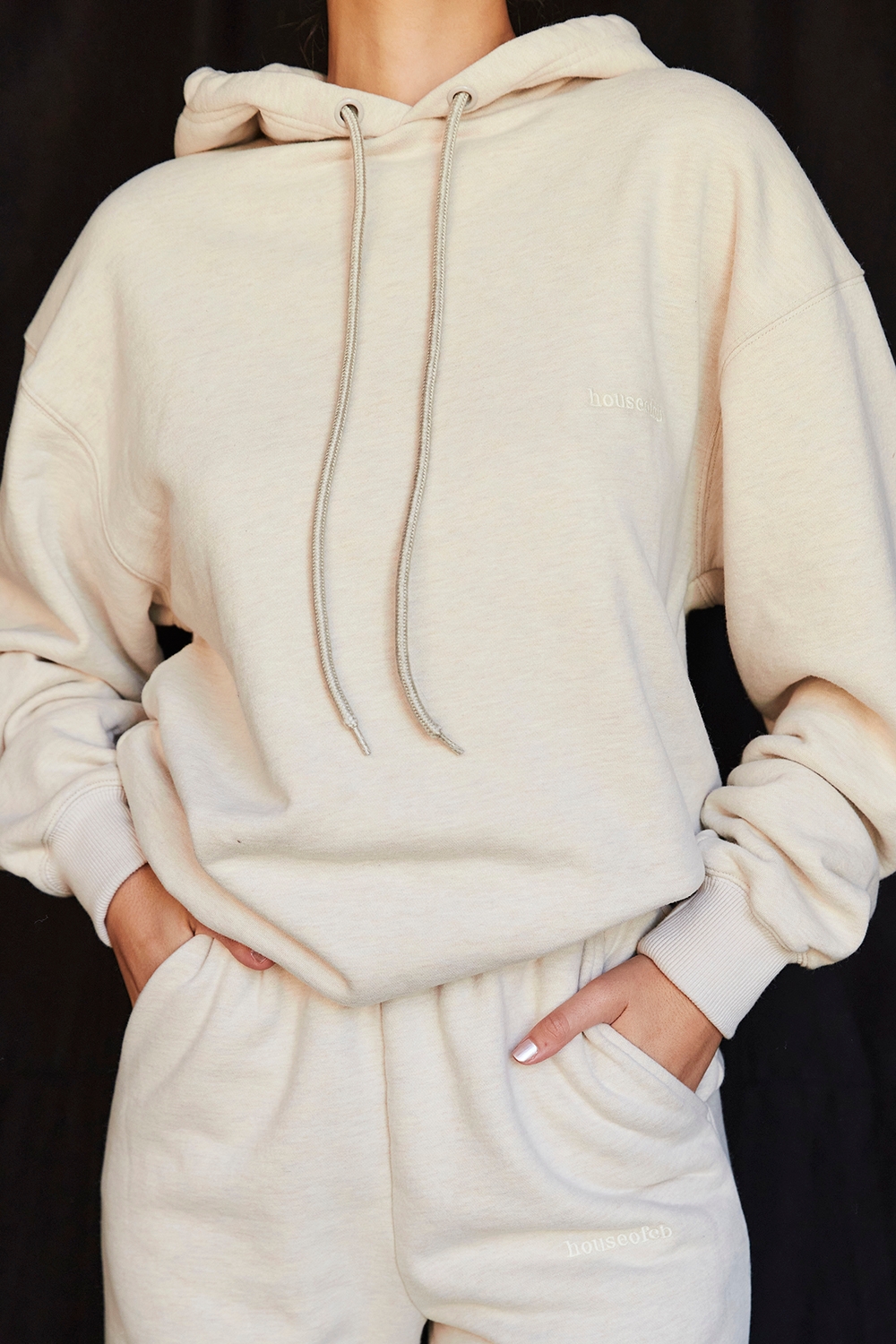 Halo, Oatmeal Oversized Hoodie