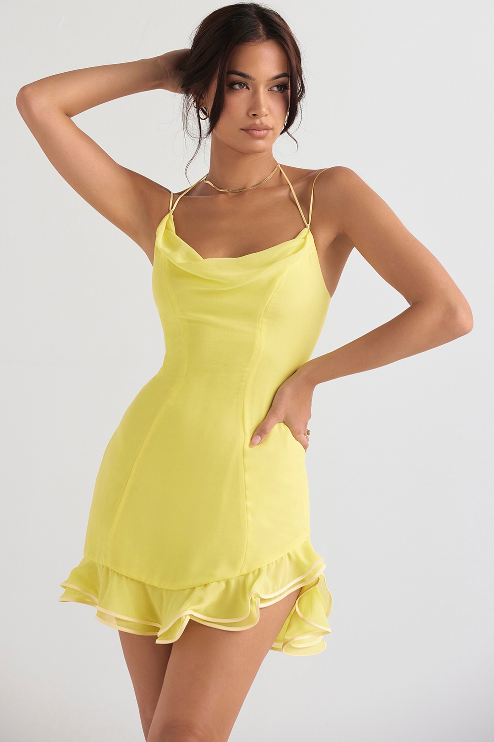 Rossella, Buttercup Ruffle Mini Dress