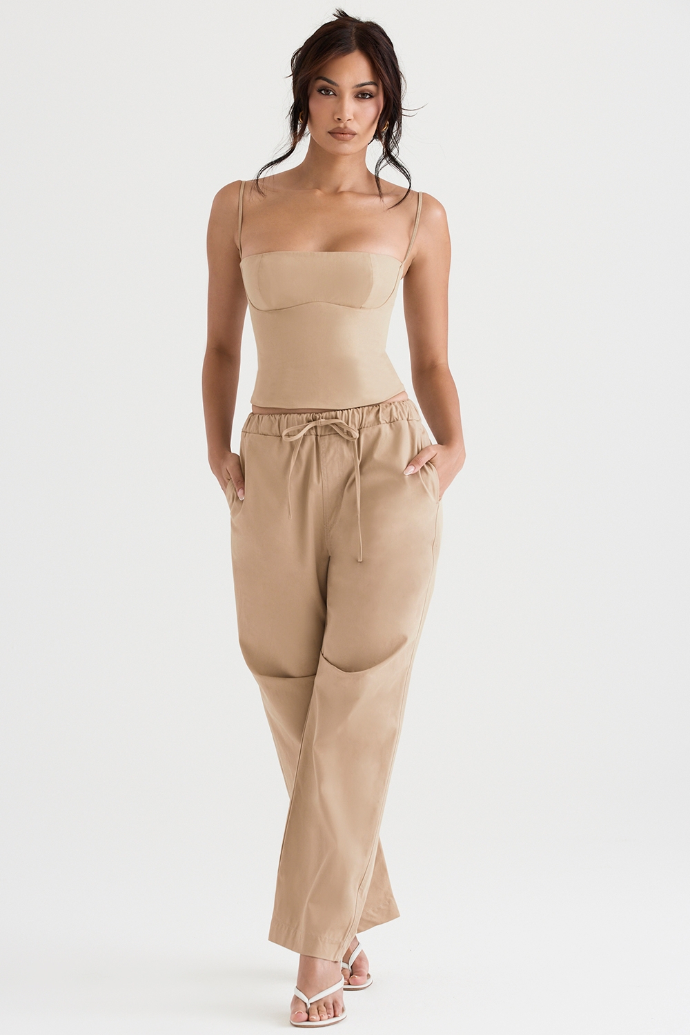 Luna, Camel Cargo Trousers