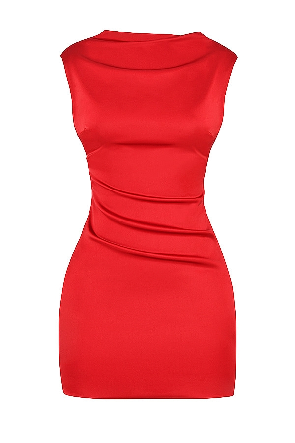 mistress rocks scarlet plunge neck mini dress House of CB