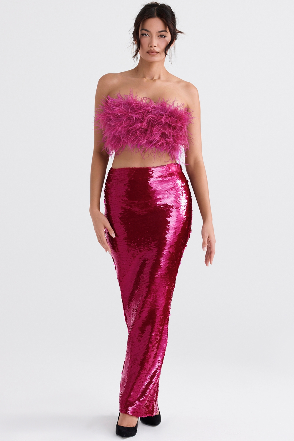 Alexis, Hot Pint Sequin Maxi Skirt