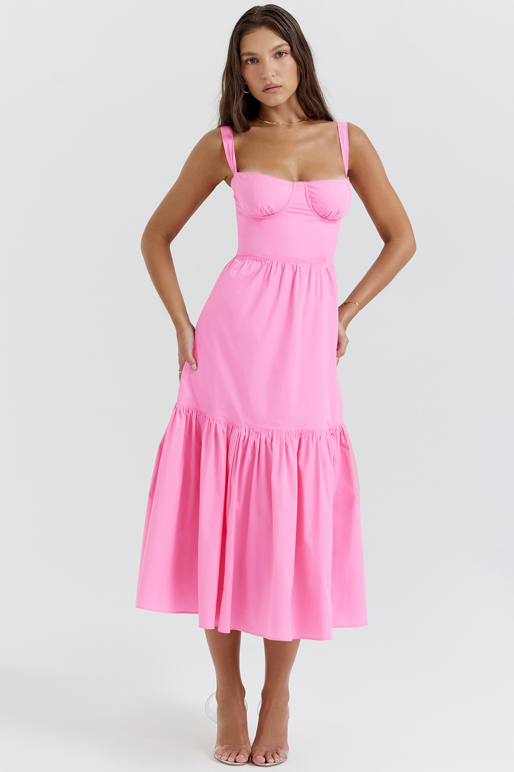 Elia, French Pink Midi Sundress