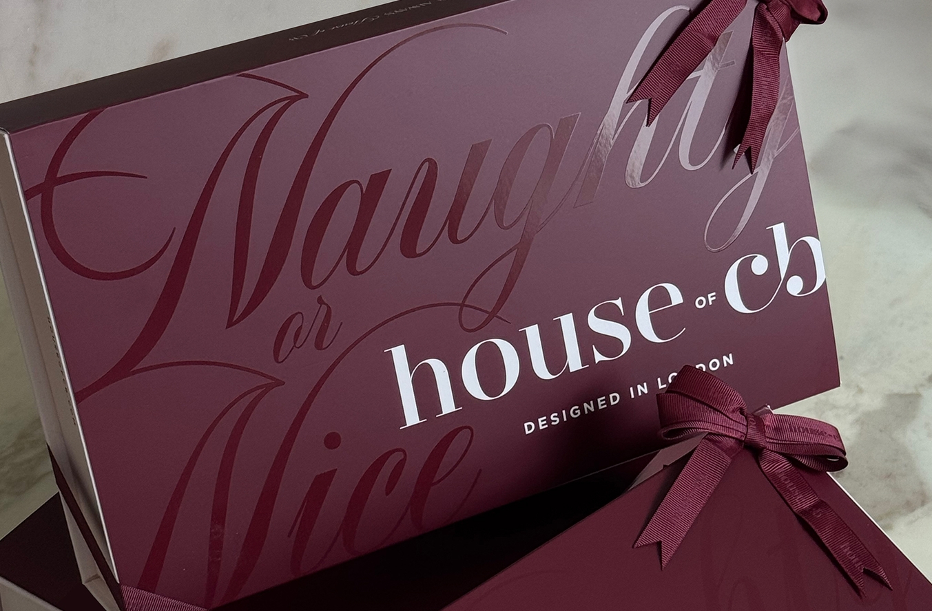 House of CB signature packaging