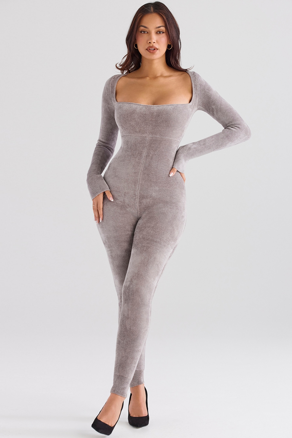Isis Mink Heavy Chenille Loungewear Jumpsuit
