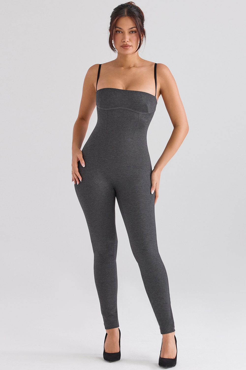 Luisa Charcoal Loungewear Jumpsuit