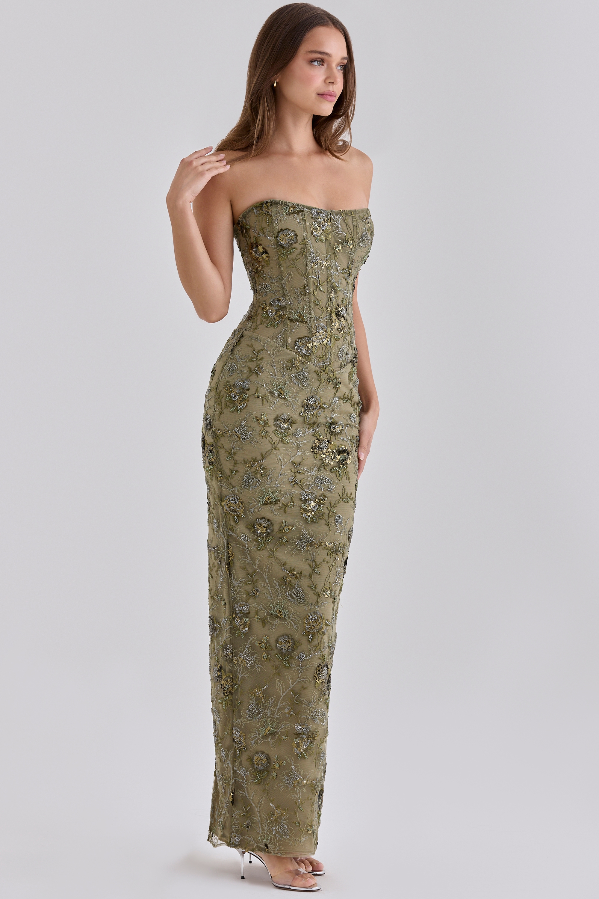 house of cb green sequin dress Rent House Of Cb Green Dress UK 10
